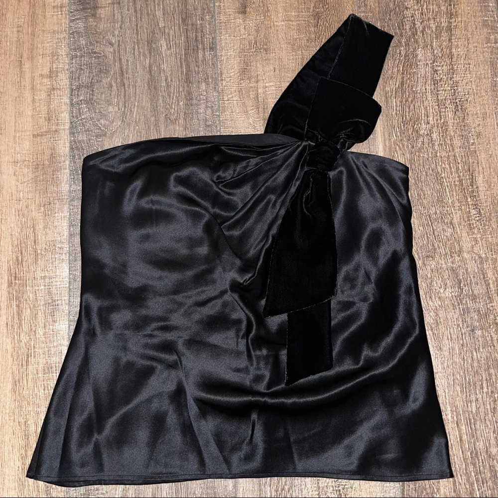 Ann Taylor Slik One Shoulder Party Top